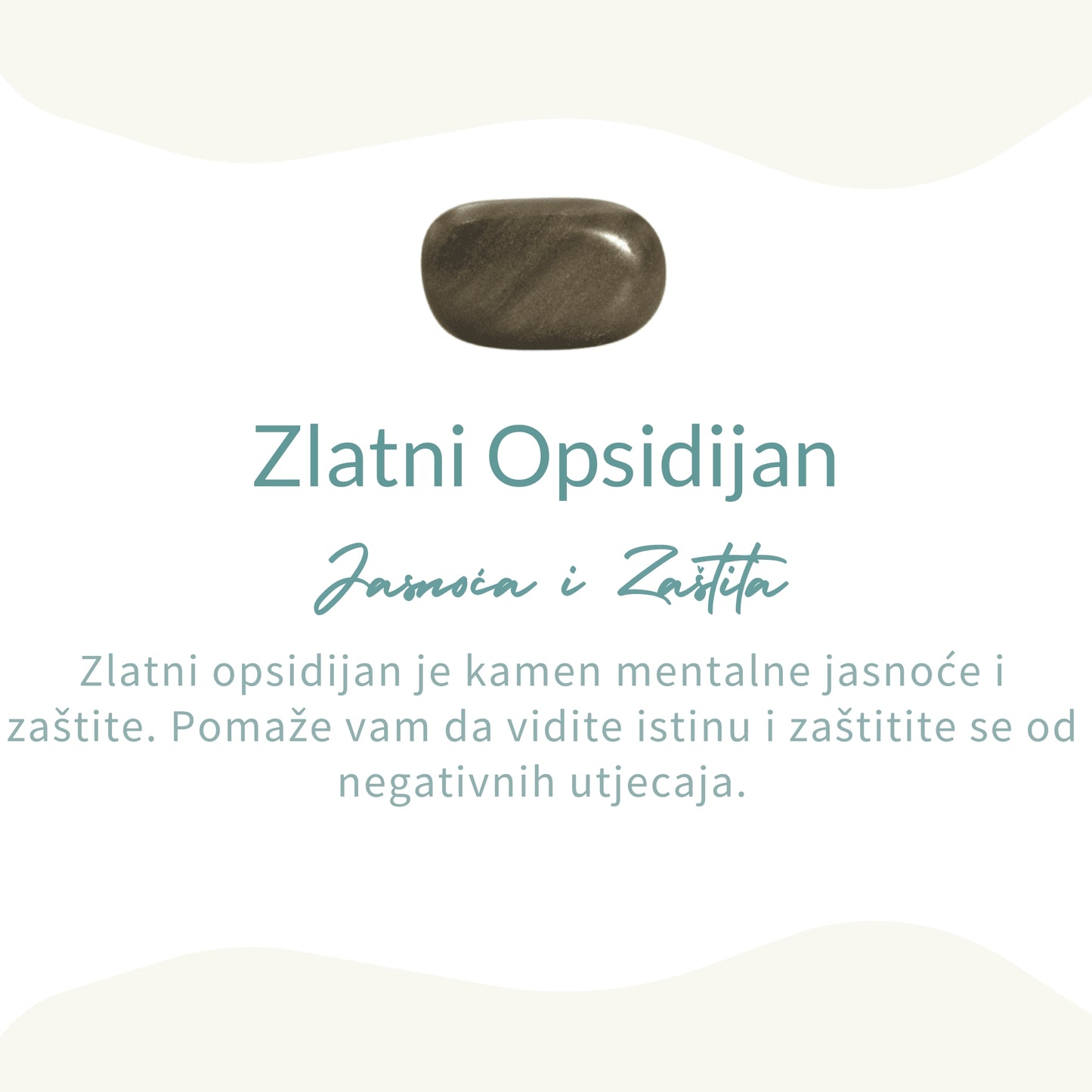Privjesak od zlatnog opsidijana