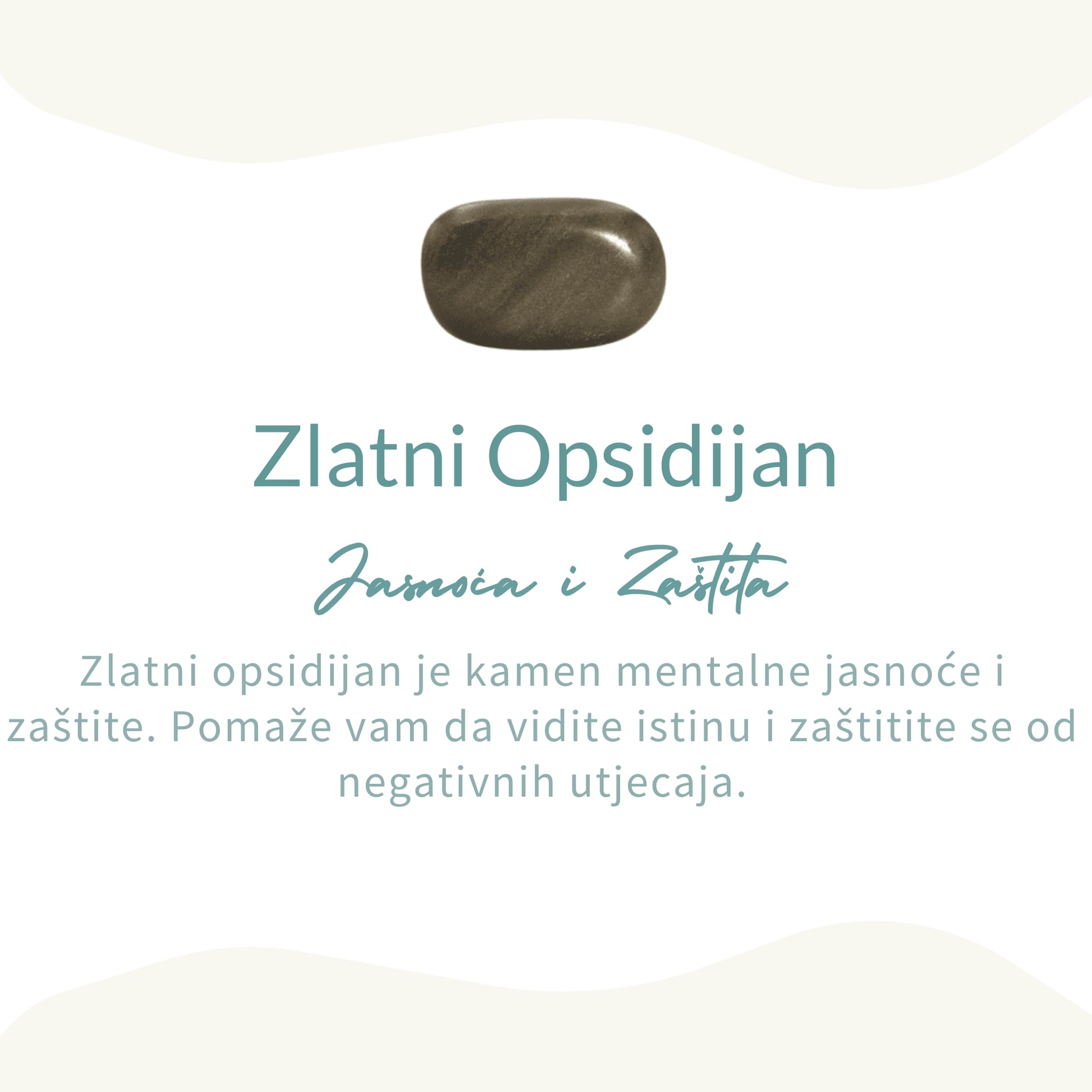 Privjesak od zlatnog opsidijana